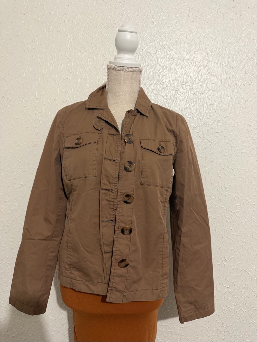 Old Navy Brown Military-Style Women's Field Jacket